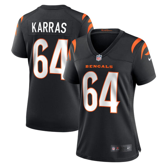 Ted Karras Cincinnati Bengals Women's Game Player Jersey - Black