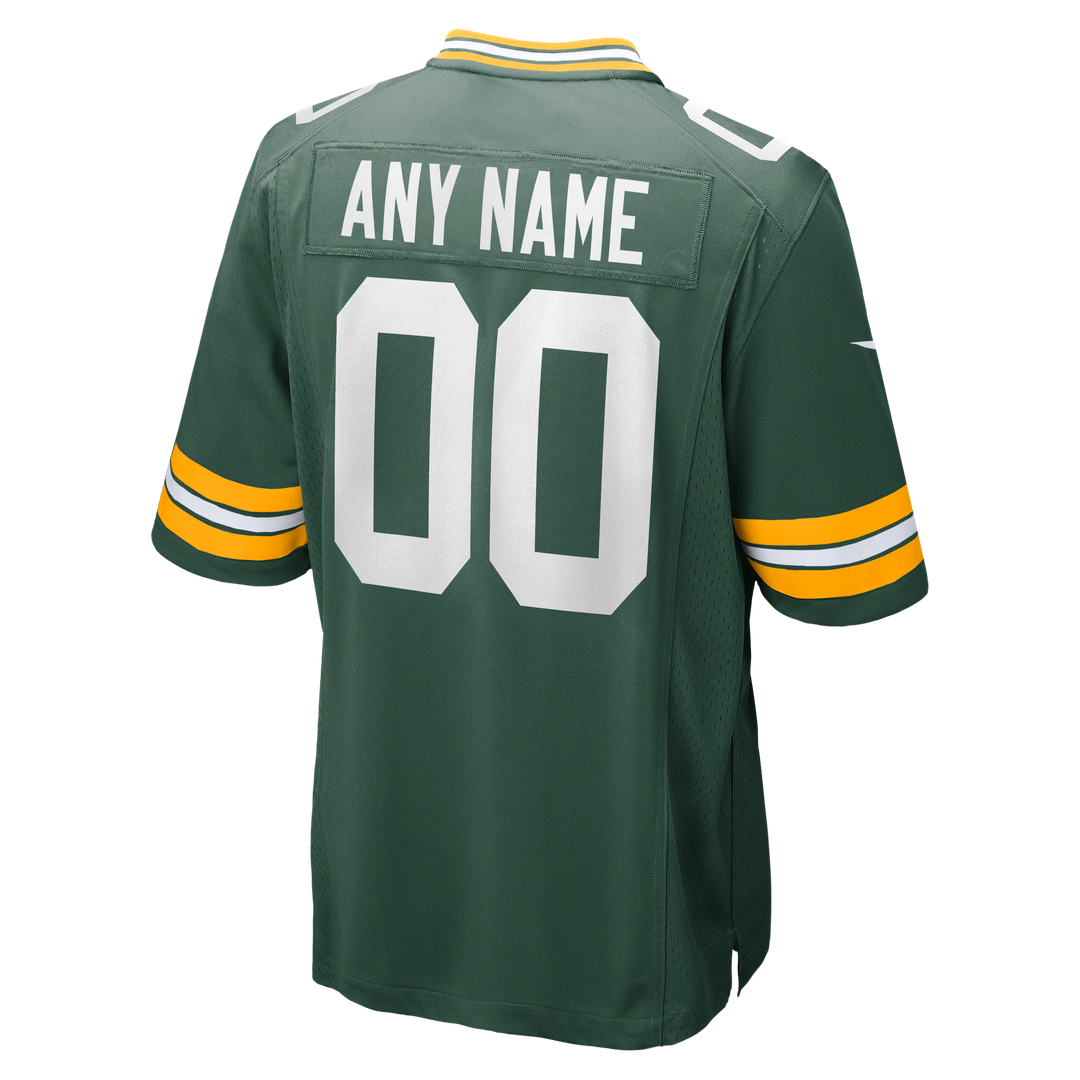 Green Bay Packers Nike Custom Game Jersey - Green