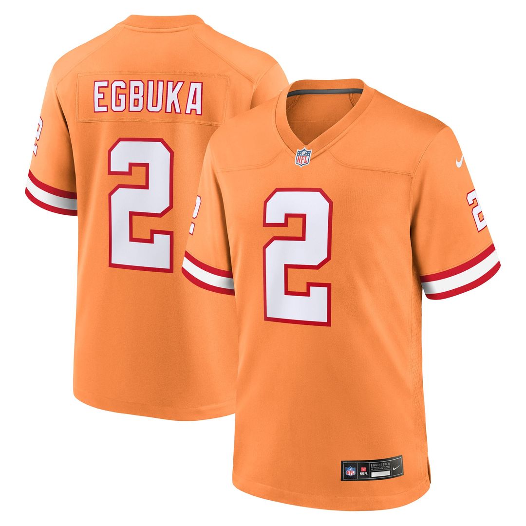 Emeka Egbuka  Tampa Bay Buccaneers Nike  Game Jersey -  White