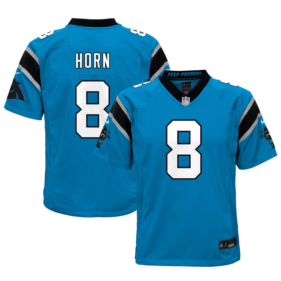 Jaycee Horn Carolina Panthers Nike Youth Game Jersey - Black