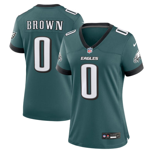 Marquise Brown Philadelphia Eagles Nike Women's Team Game Jersey -  Midnight Green
