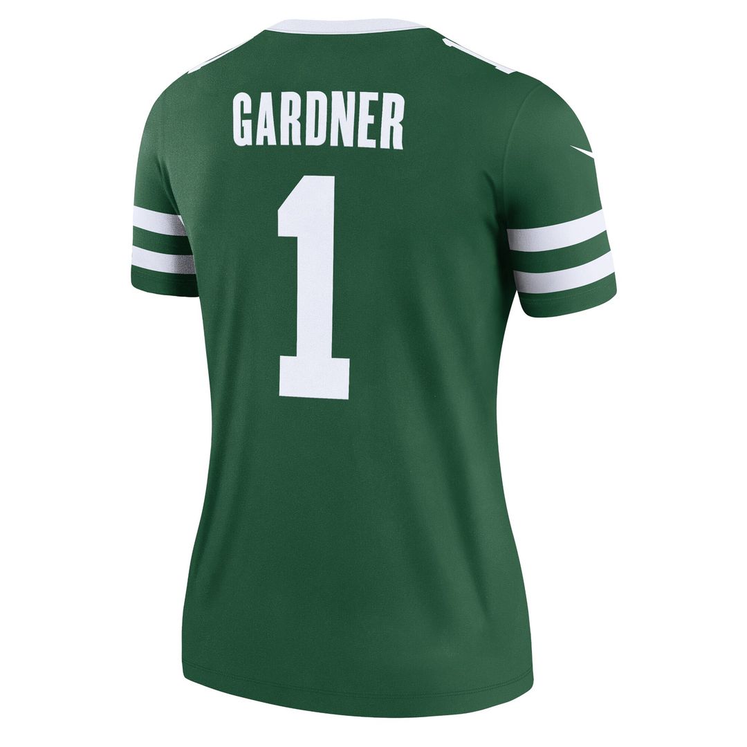 Ahmad Sauce Gardner New York Jets Nike Women's Legend Player Performance Top - Legacy Green