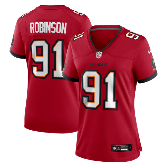 A'Shawn Robinson Tampa Bay Buccaneers Nike Women's Team Game Jersey - Red