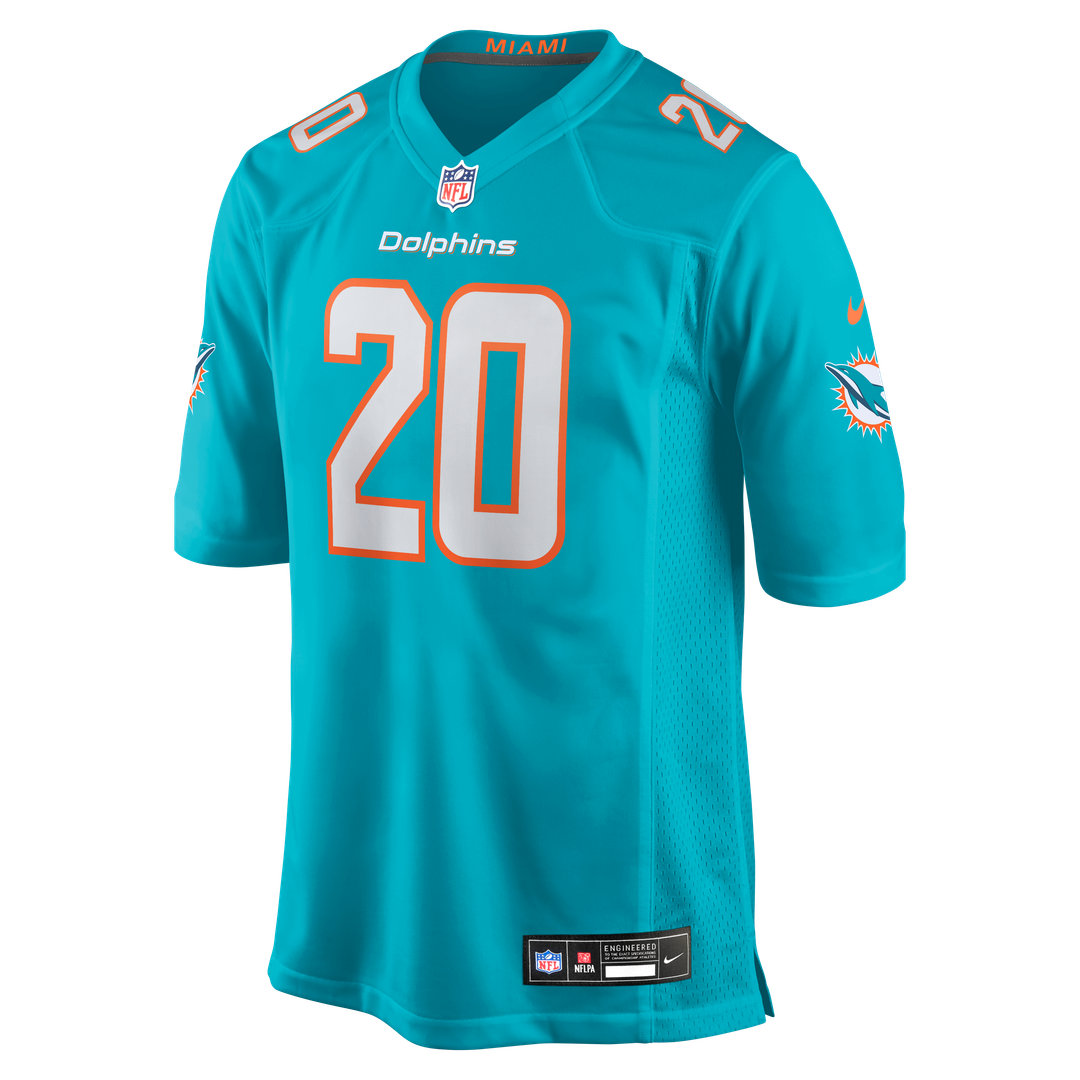 Jordyn Brooks Miami Dolphins Nike  Game Jersey -  Aqua