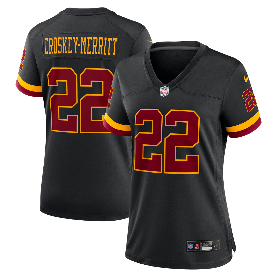 Jacory Croskey-Merritt Washington Commanders Women's Game Super Bowl Era Jersey - White