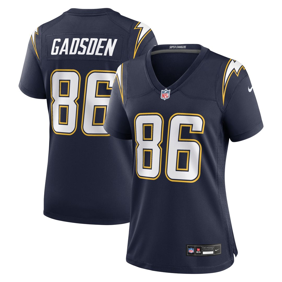 Oronde Gadsden Los Angeles Chargers Nike Women's Alternate Charger Power Game Jersey -  Gold