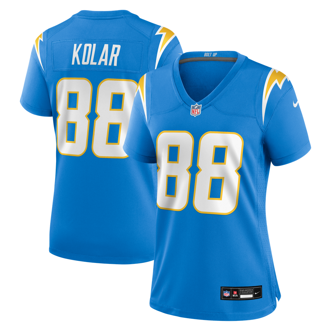 Charlie Kolar Los Angeles Chargers Nike Women's Team Game Jersey -  Powder Blue