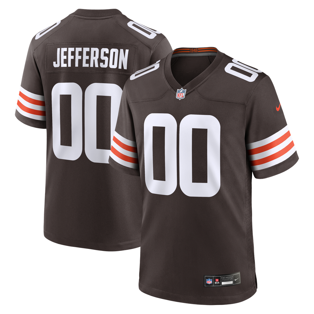 Justin Jefferson Cleveland Browns Nike Game Jersey - Brown