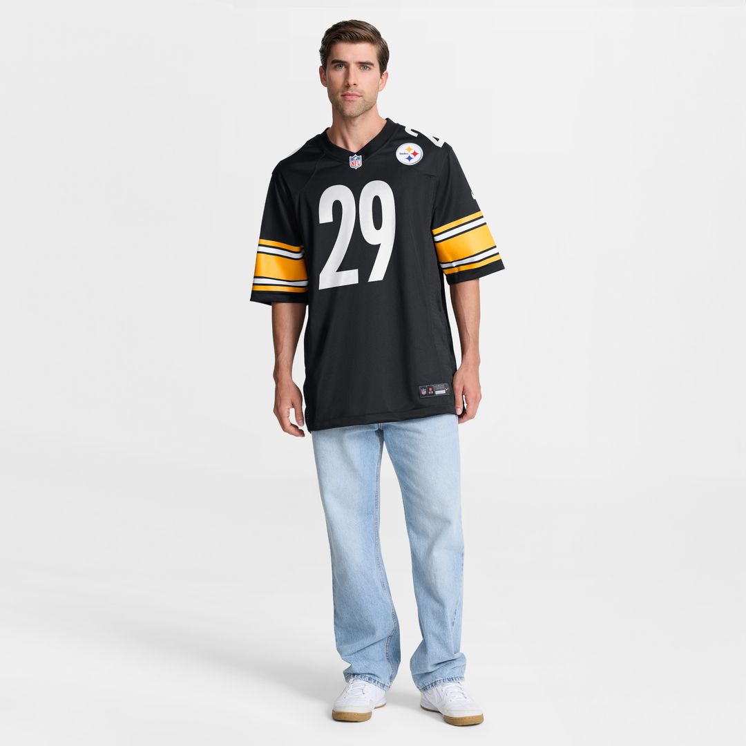 Eli Heidenreich Pittsburgh Steelers Nike Team Game Jersey - Black
