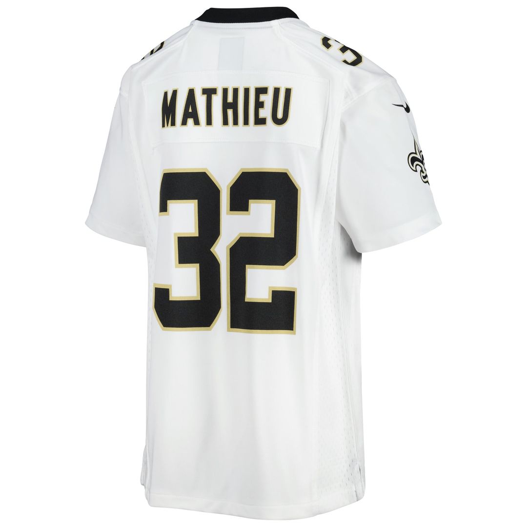 Tyrann Mathieu New Orleans Saints Youth Game Jersey - Black