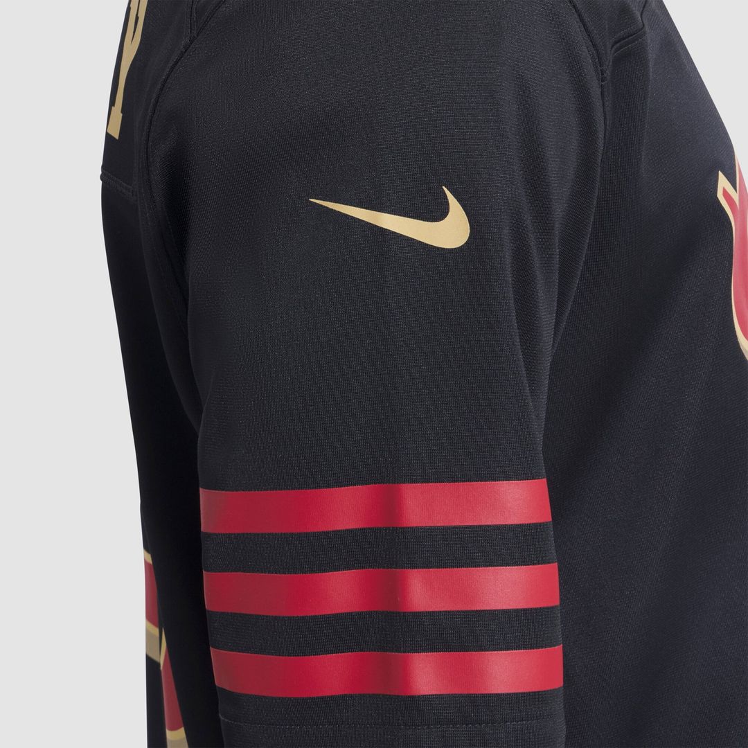 Christian McCaffrey San Francisco 49ers Nike 2025 Rivalries Collection Game Jersey - Black