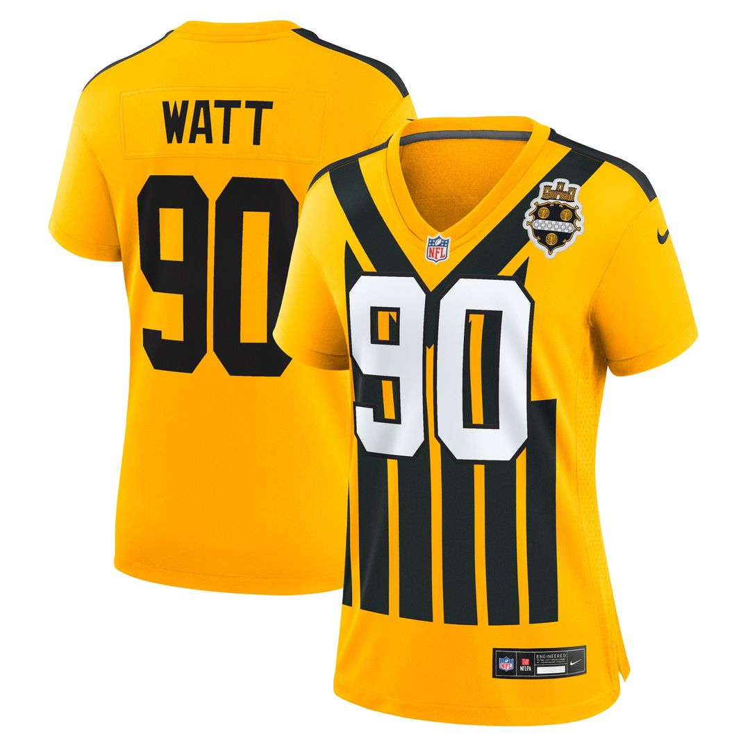 T.J. Watt Pittsburgh Steelers Nike Women's Game Jersey - Black