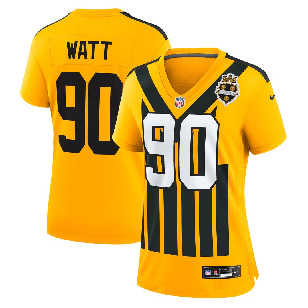T.J. Watt Pittsburgh Steelers Women's Game Jersey - Black