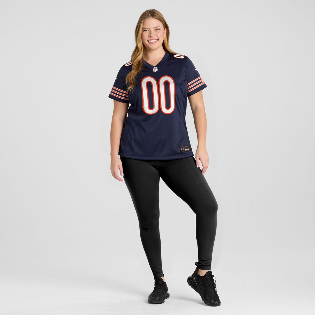 Chicago Bears Nike Women's Custom Game Jersey - Navy