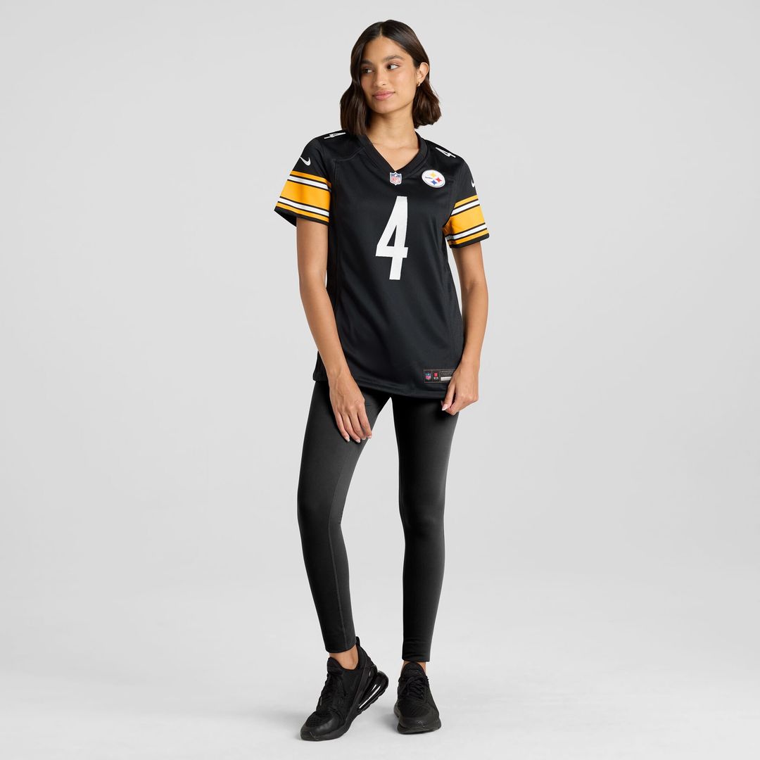 DK Metcalf Pittsburgh Steelers Nike Women's Team Game Jersey -  Black