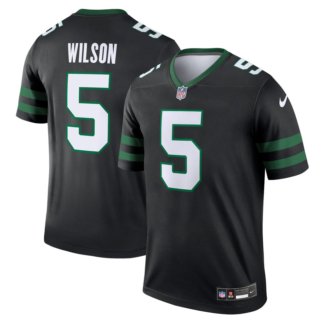 Garrett Wilson New York Jets Nike Legend Player Performance Top - White