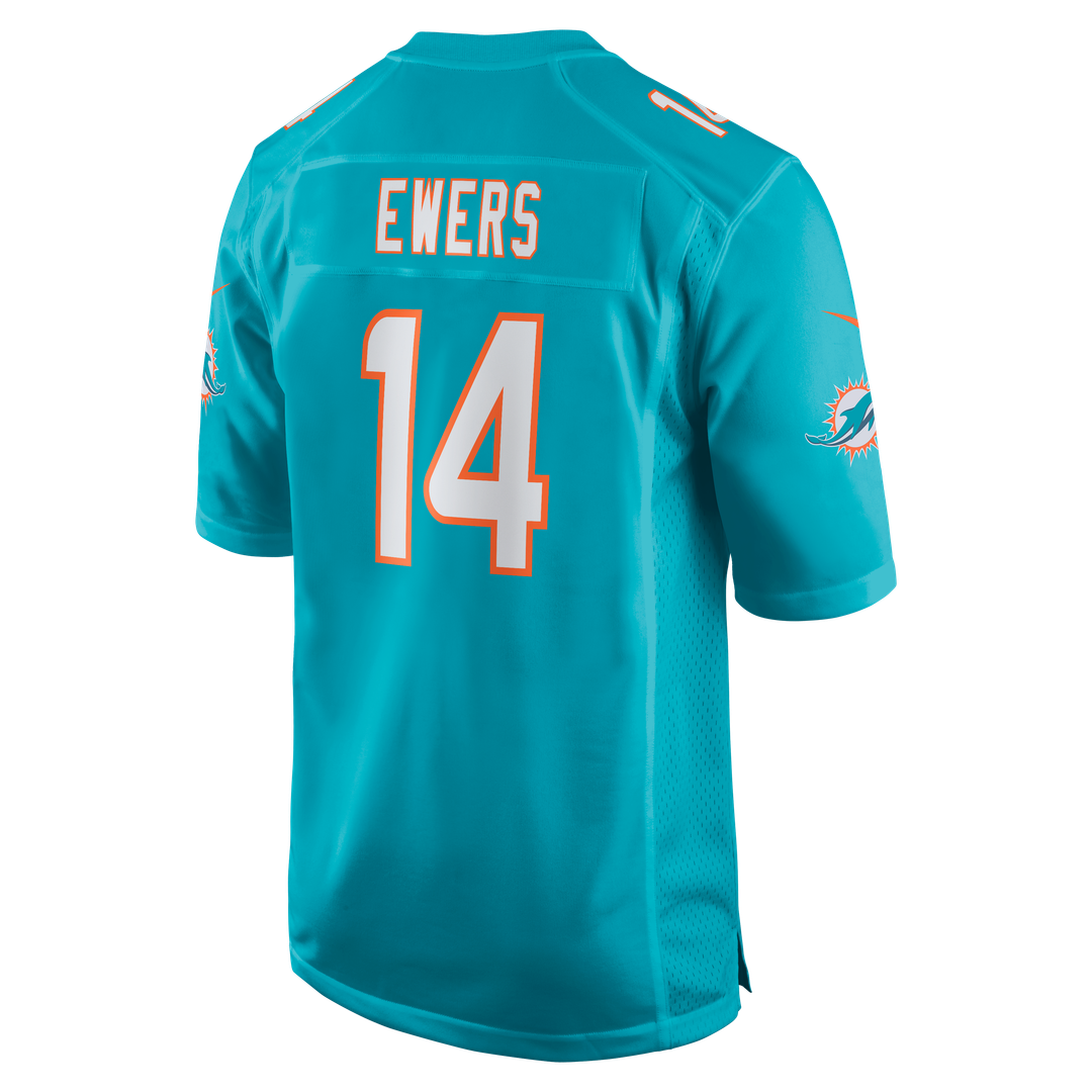 Quinn Ewers Miami Dolphins Nike Team Game Jersey -  Aqua