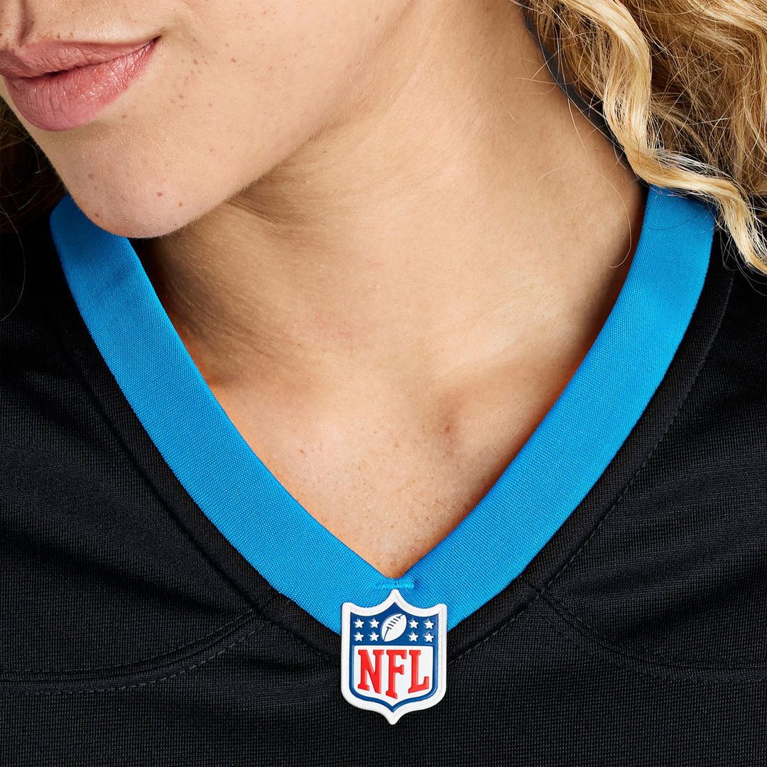 Princely Umanmielen Carolina Panthers Nike Women's Team Game Jersey -  Black
