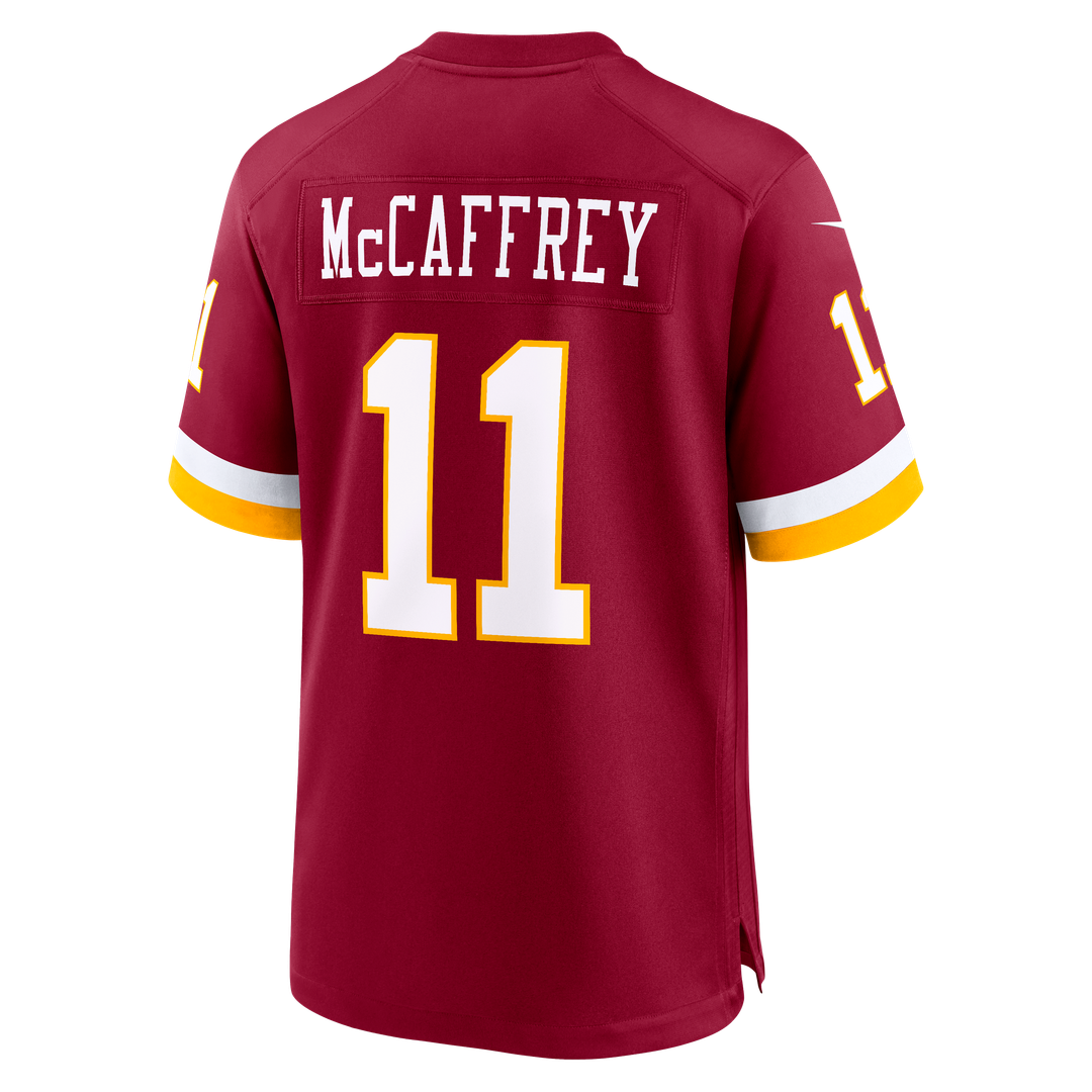 Luke McCaffrey Washington Commanders Nike Hail Raiser Alternate Game Jersey - Black