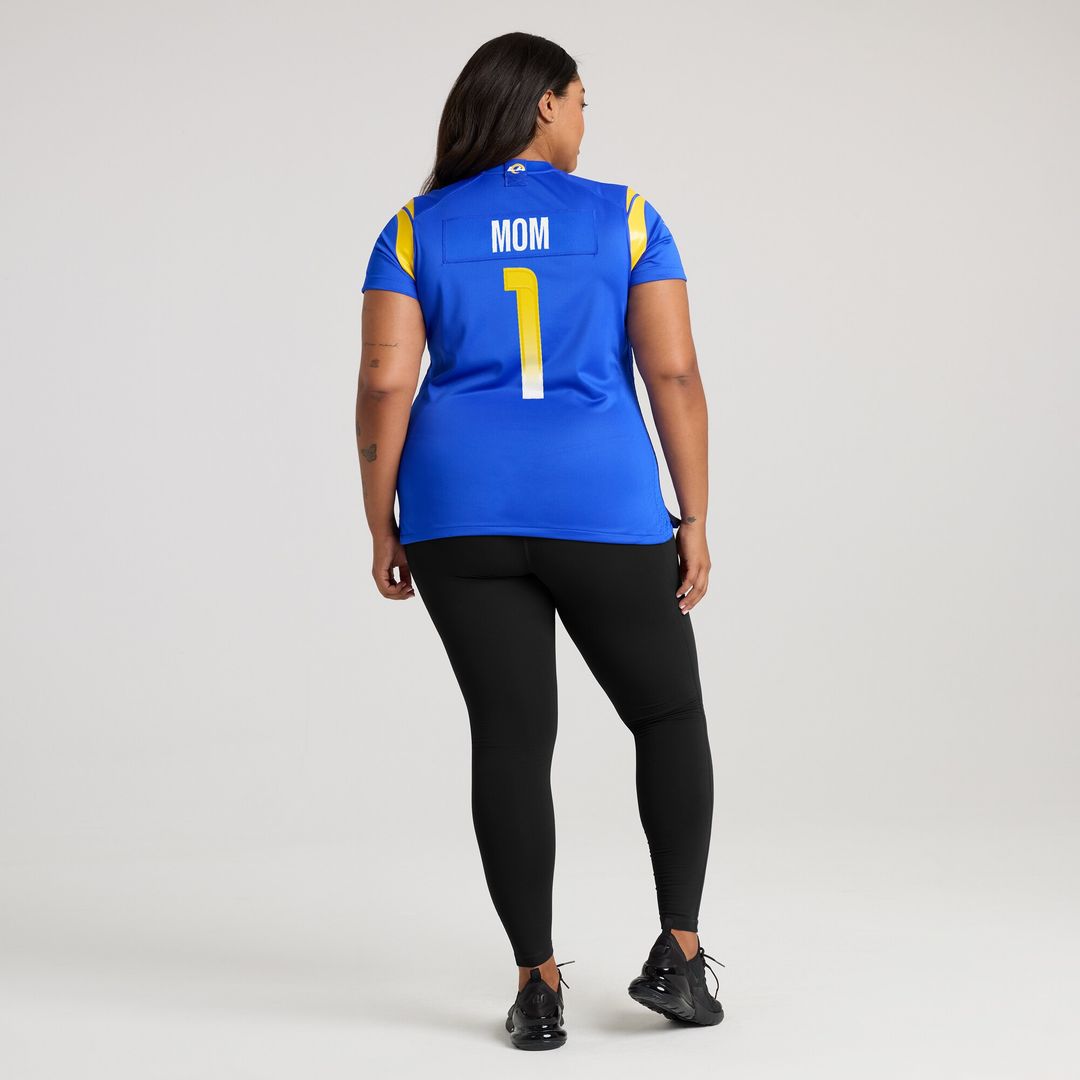 Number 1 Mom Los Angeles Rams Nike Women's Game Jersey - Royal
