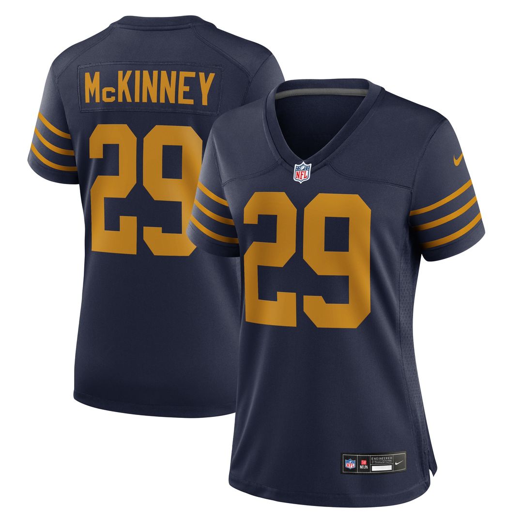 Xavier McKinney Green Bay Packers Nike Women's Team Game Jersey -  Green