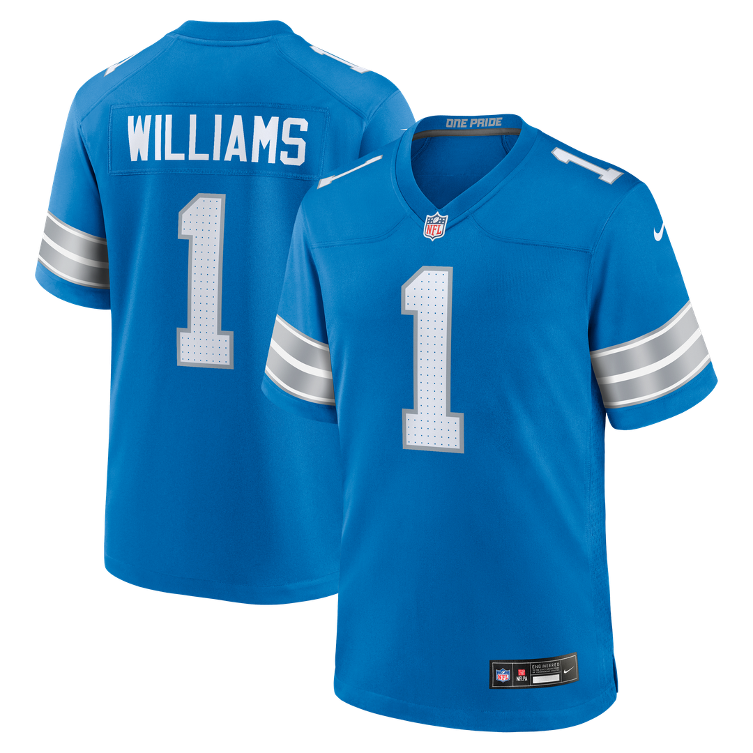 Jameson Williams Detroit Lions Nike Alternate Game Player Jersey - Black