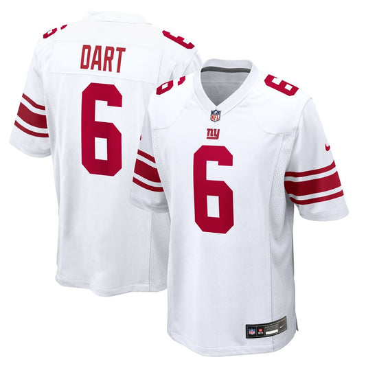 Jaxson Dart New York Giants Nike  Game Jersey - White