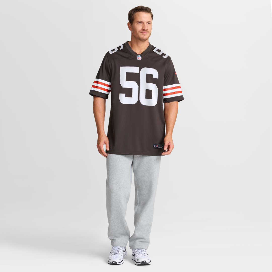 Luke Wypler Cleveland Browns Nike Team Game Jersey -  Brown