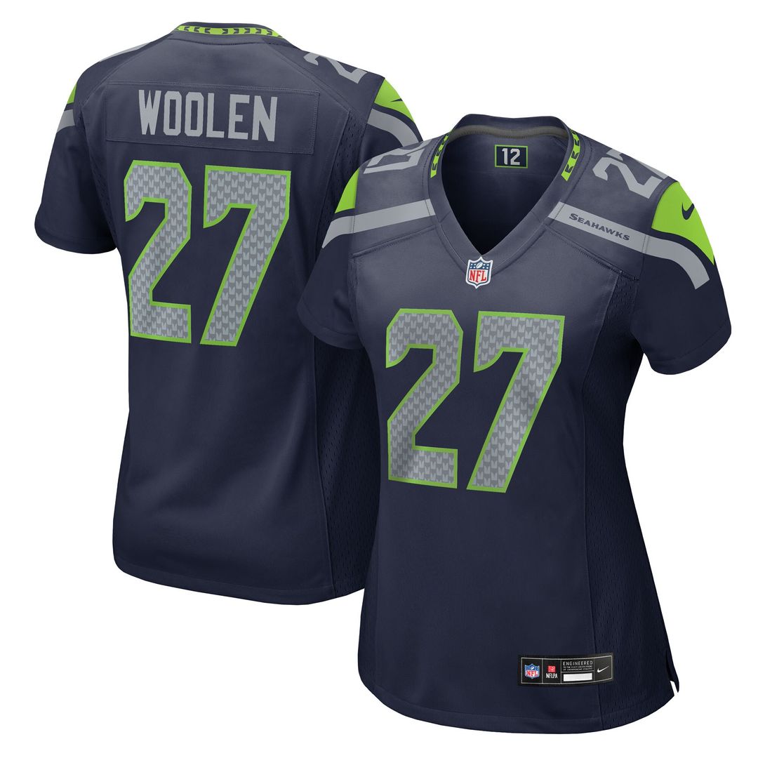 Riq Woolen Seattle Seahawks Nike Women's Team Game Jersey -  College Navy