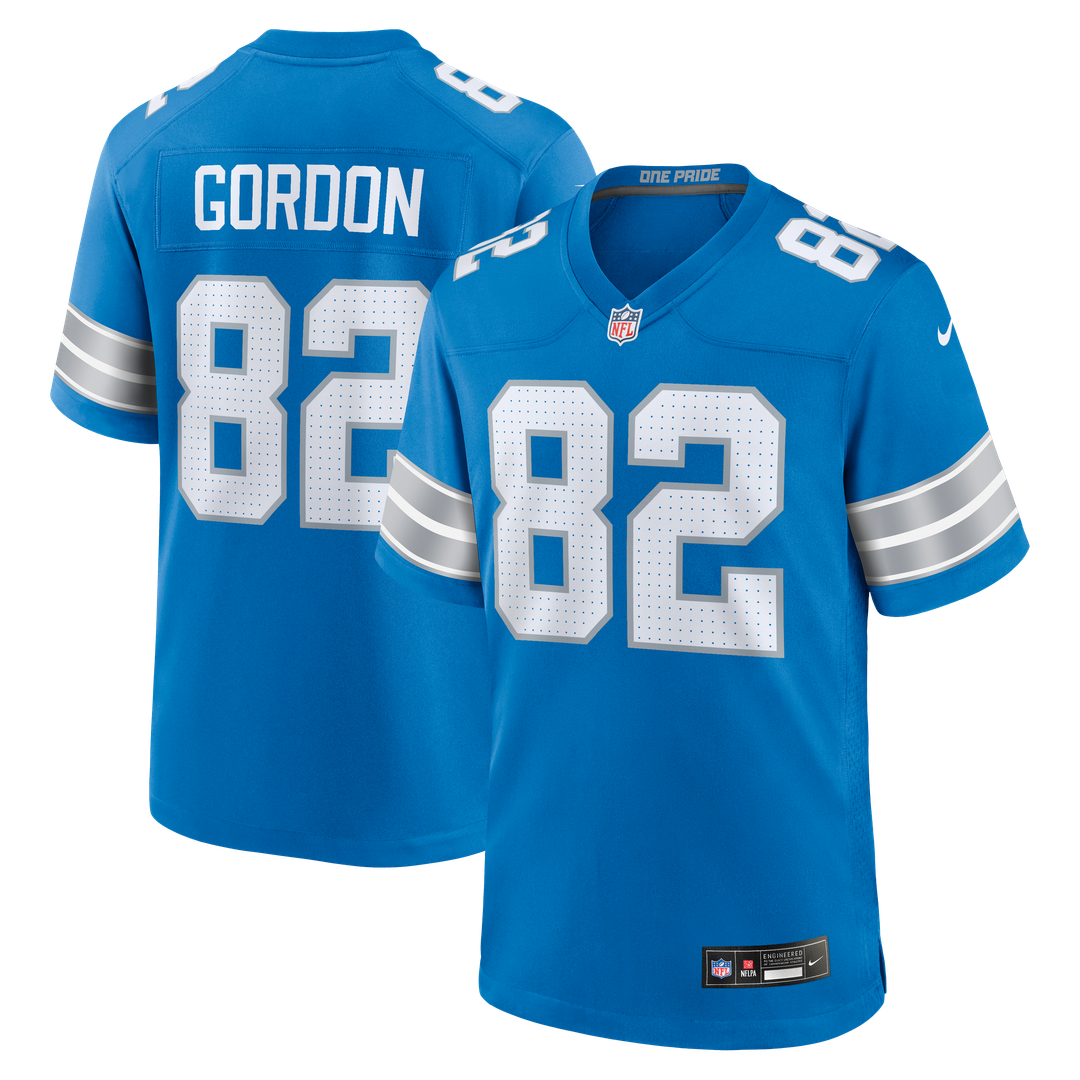 Thomas Gordon Detroit Lions Nike Team Game Jersey -  Blue