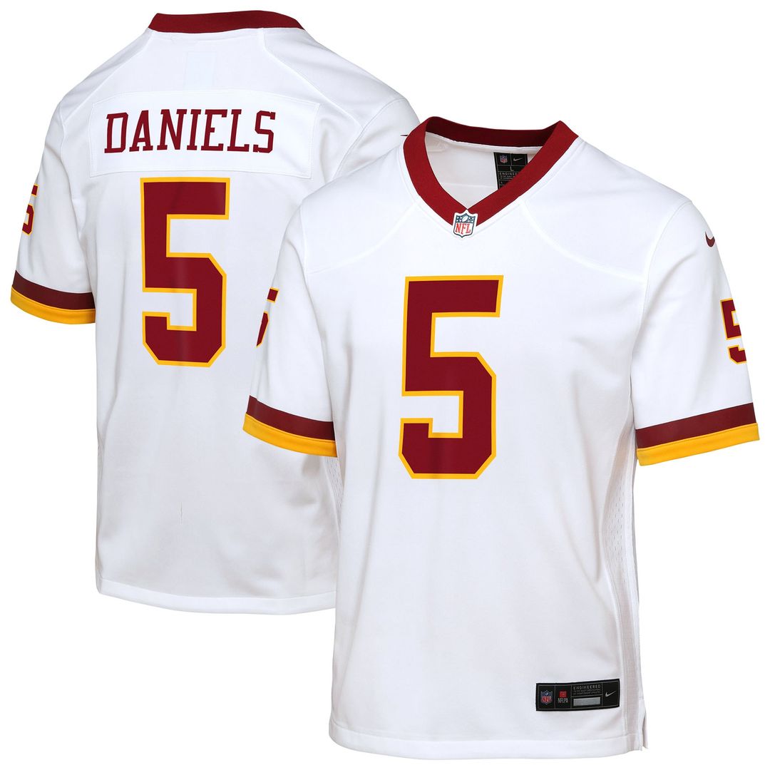 Jayden Daniels Washington Commanders Nike Youth Game Jersey - Burgundy