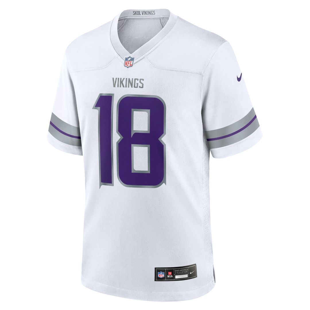 Justin Jefferson Minnesota Vikings Nike Youth Game Jersey - White