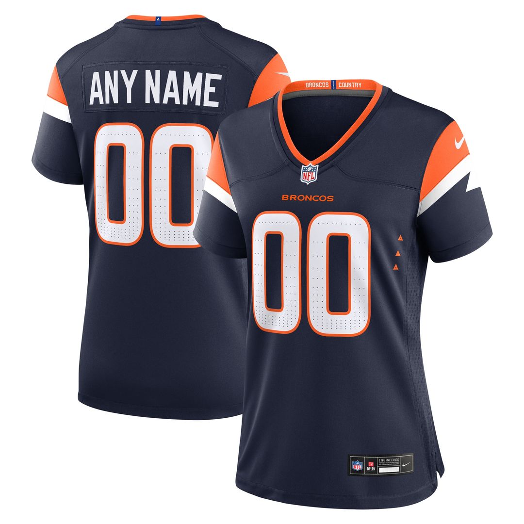 Denver Broncos Nike Women's Custom Game Jersey  - White