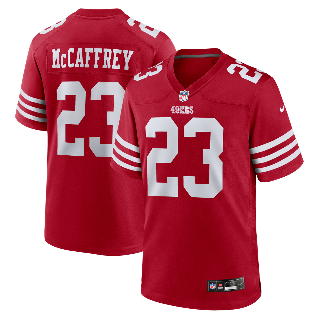 Christian McCaffrey San Francisco 49ers Nike Game Player Jersey - White