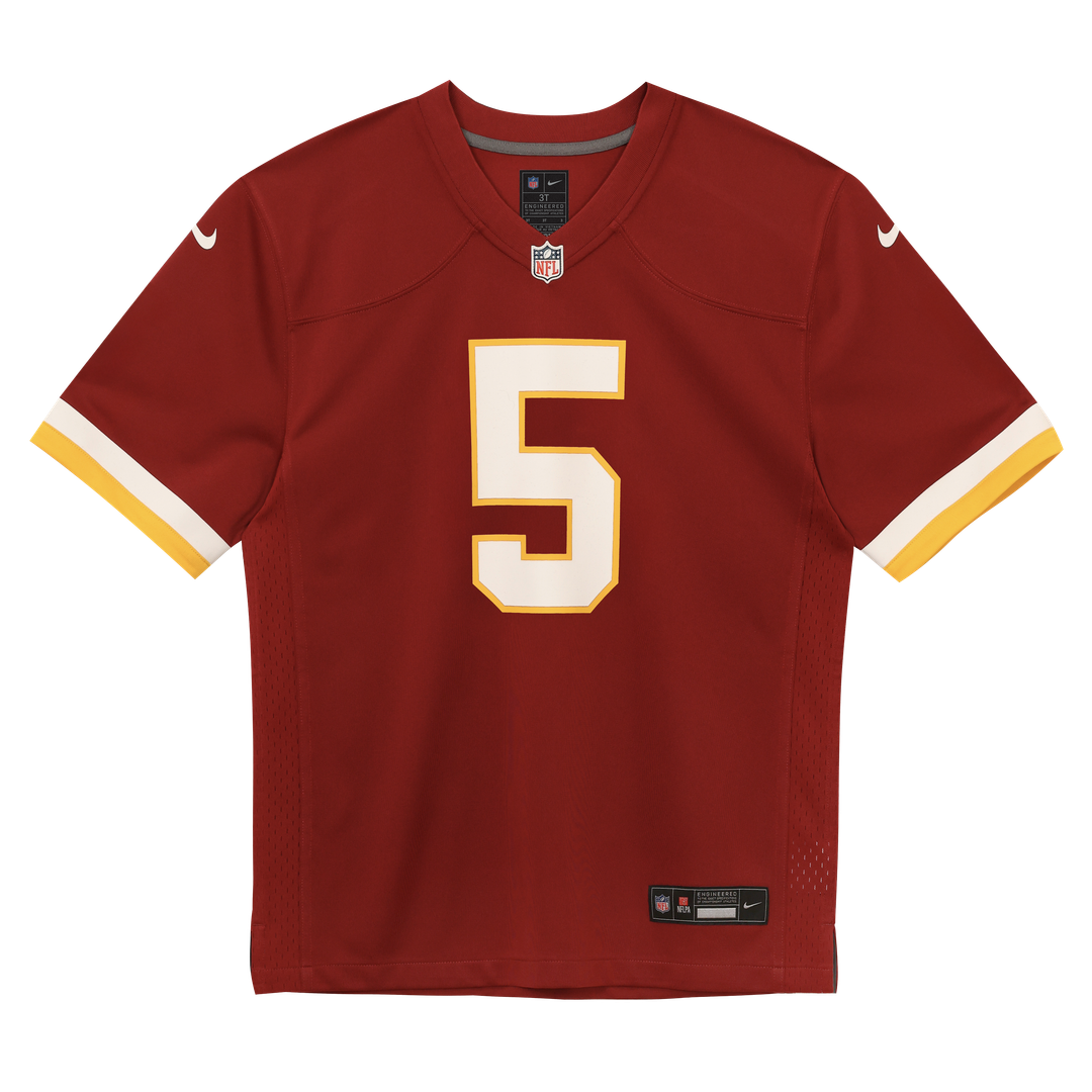 Jayden Daniels Washington Commanders Preschool Alternate Game Jersey - Black