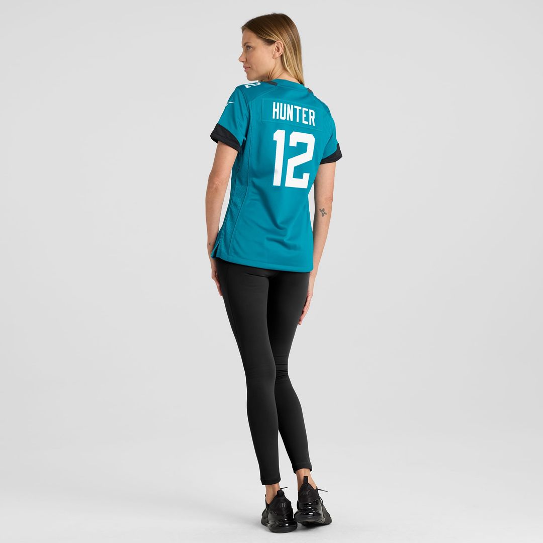 Travis Hunter Jacksonville Jaguars Women's Team Game Jersey - Teal