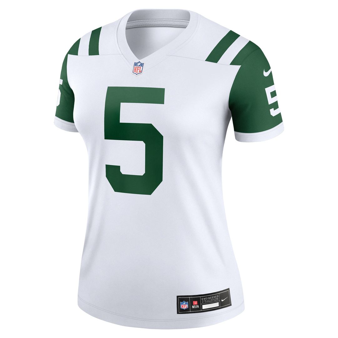 Garrett Wilson New York Jets Nike Women's Legend Player Performance Top - Legacy Green