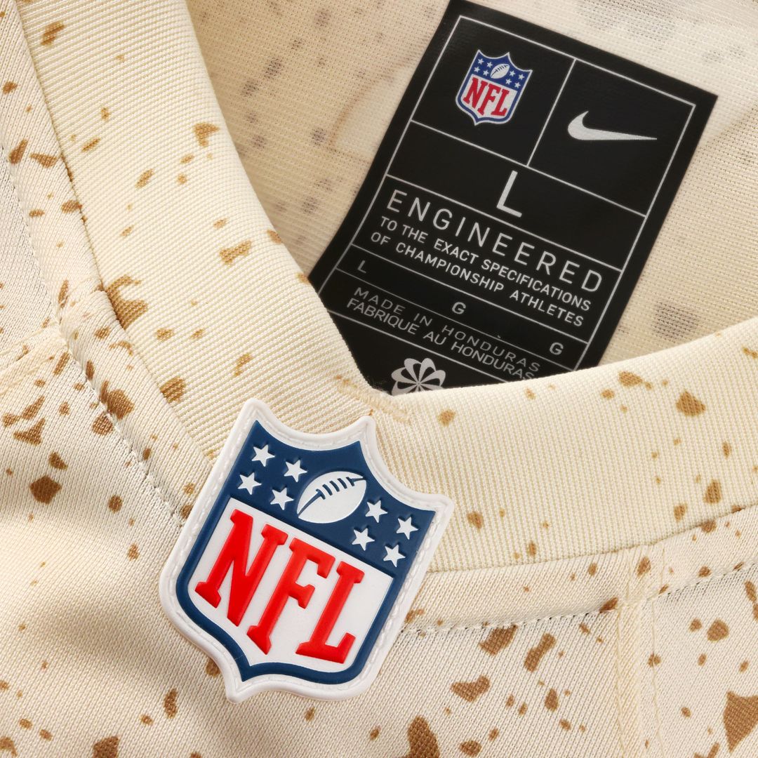 Arizona Cardinals Nike 2025 Rivalries Collection Custom Game Jersey - Natural