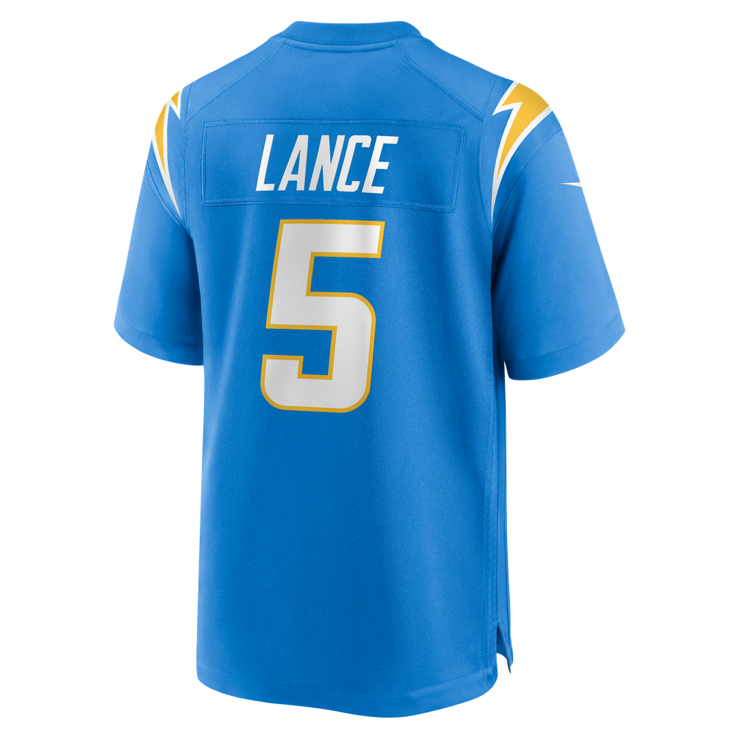Trey Lance Los Angeles Chargers Nike Team Game Jersey -  Powder Blue