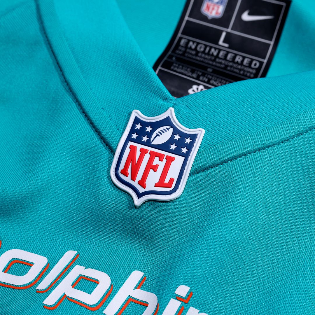 Chop Robinson Miami Dolphins Nike  Player Game Jersey - Aqua