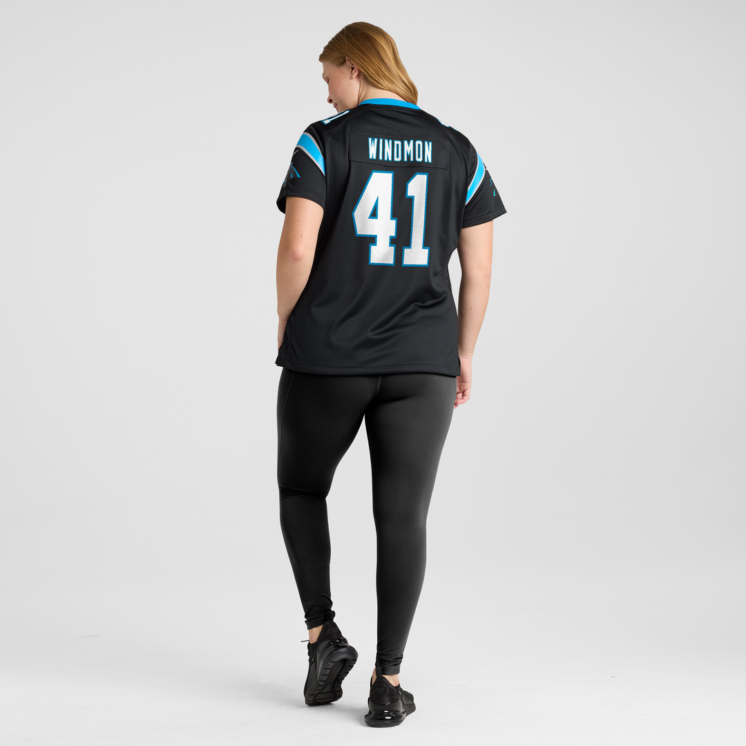Jacoby Windmon Carolina Panthers Nike Women's Team Game Jersey -  Black