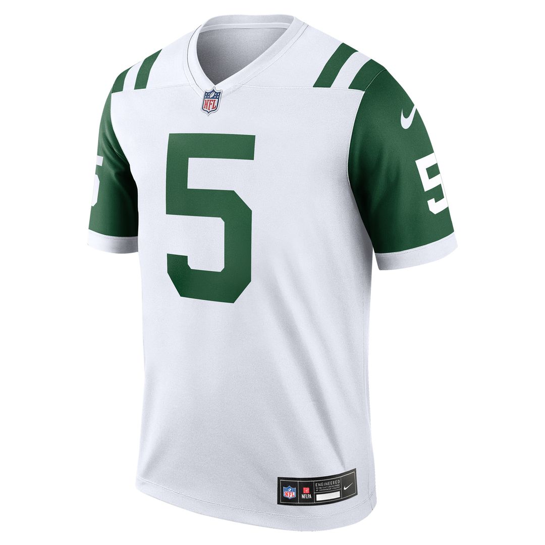 Garrett Wilson New York Jets Nike Legend Player Performance Top - White