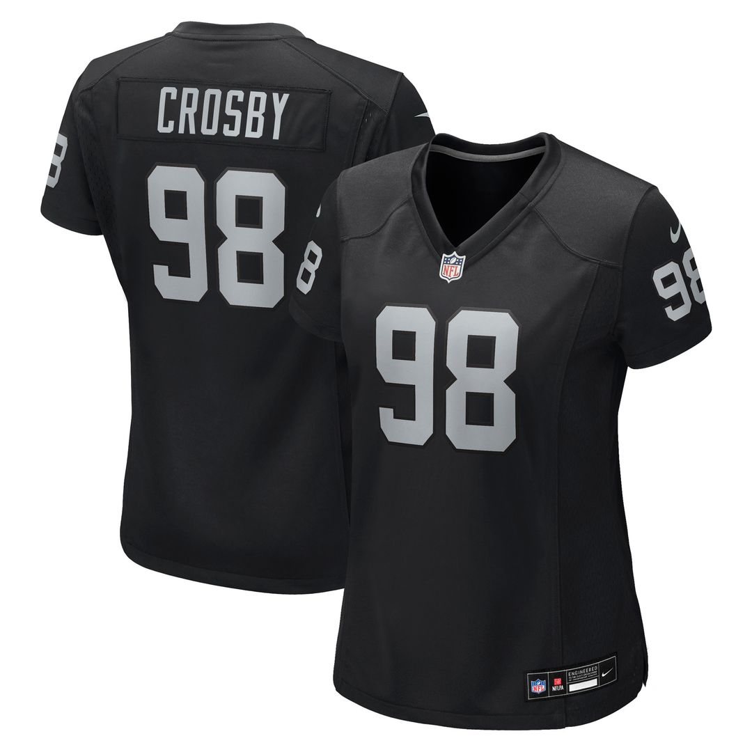 Maxx Crosby Las Vegas Raiders Nike Women's  Game Jersey -  White