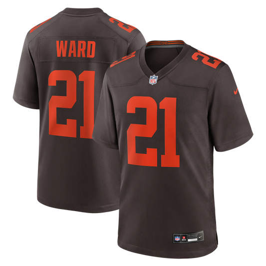 Denzel Ward Cleveland Browns Nike Alpha Dawg Game Jersey - Brown