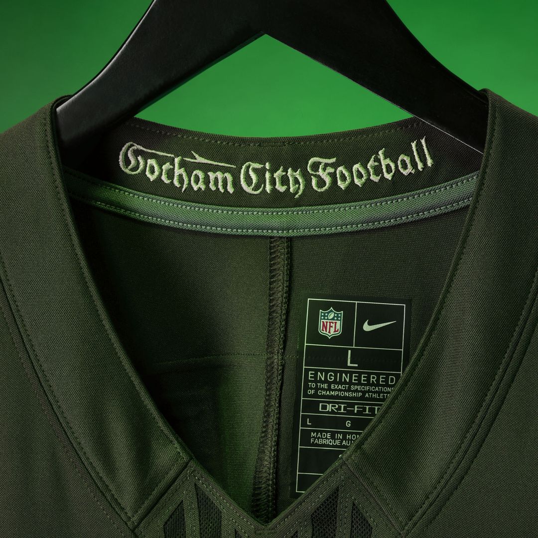 Garrett Wilson New York Jets Nike 2025 Rivalries Collection Stitched Limited Jersey - Gotham Green