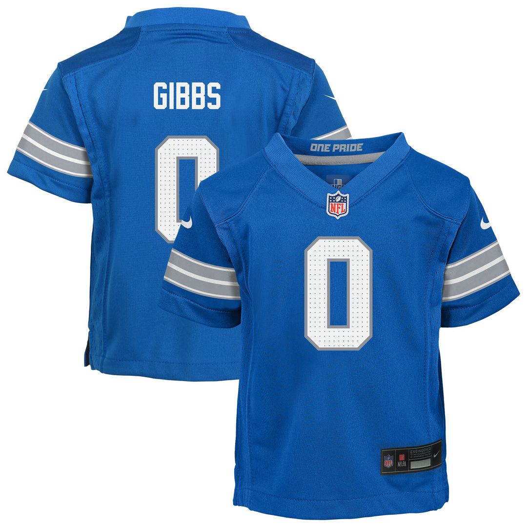 Jahmyr Gibbs Detroit Lions Nike Infant Team  Player Game Jersey - Blue