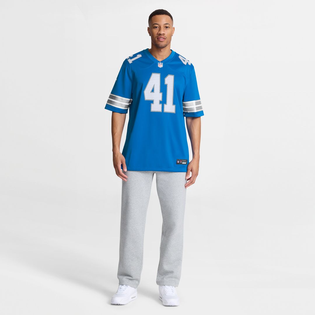 Gunnar Oakes Detroit Lions Nike Team Game Jersey -  Blue