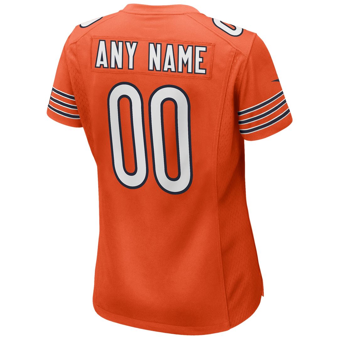 Chicago Bears Nike Women's Custom Game Jersey - Navy