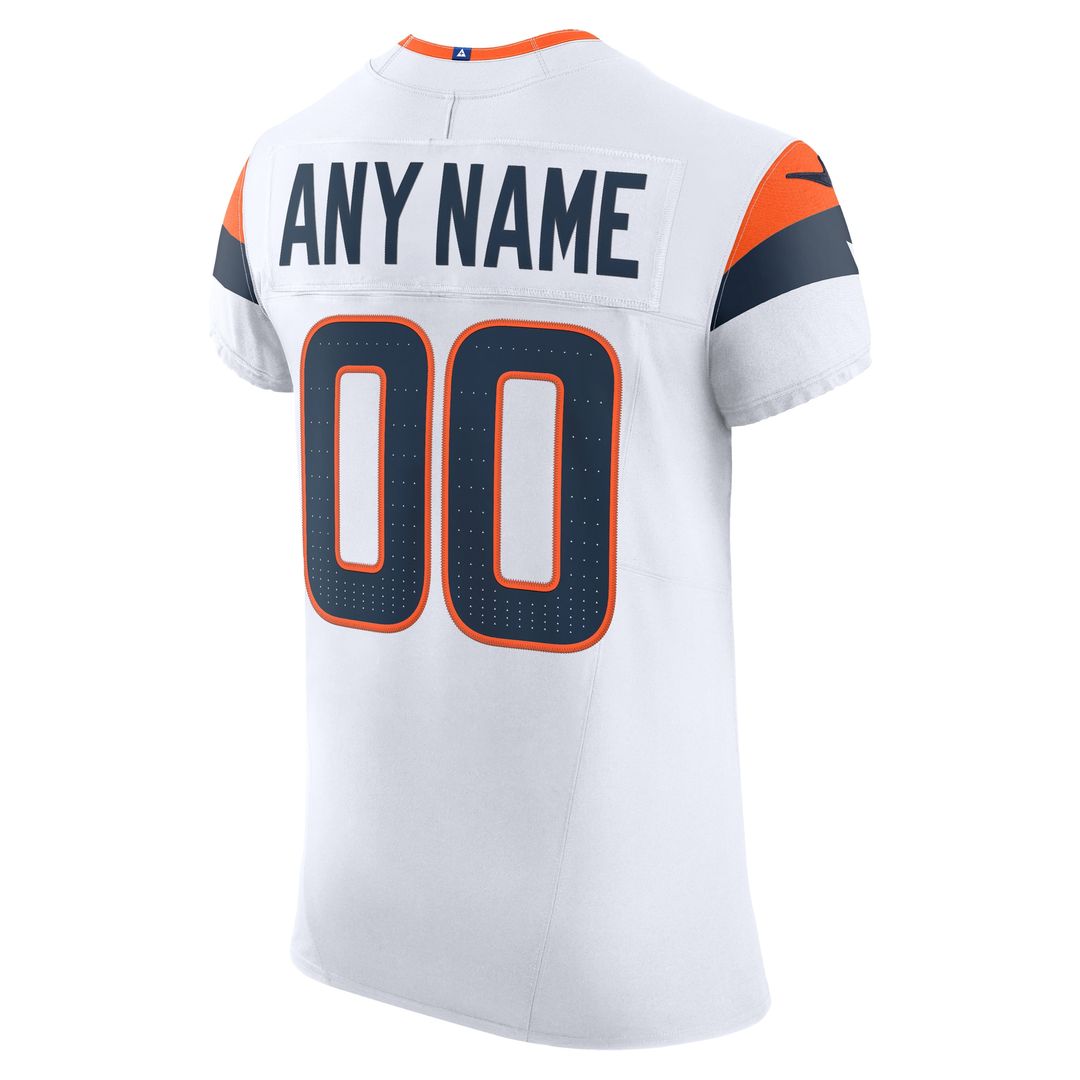 Denver Broncos Nike Vapor F.U.S.E. Elite Custom Jersey - White