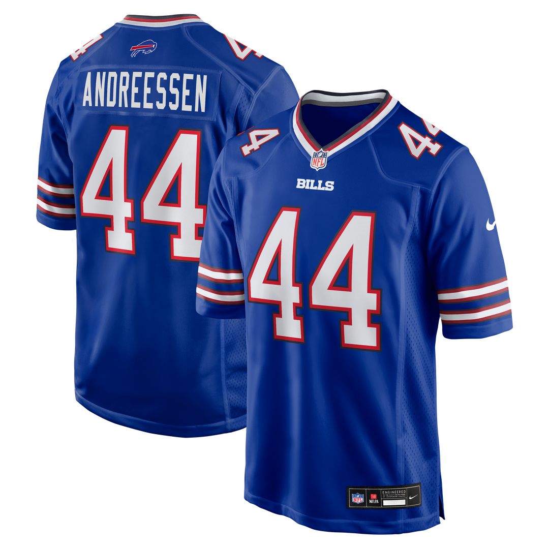 Joe Andreessen Buffalo Bills Nike Game Jersey -  Royal
